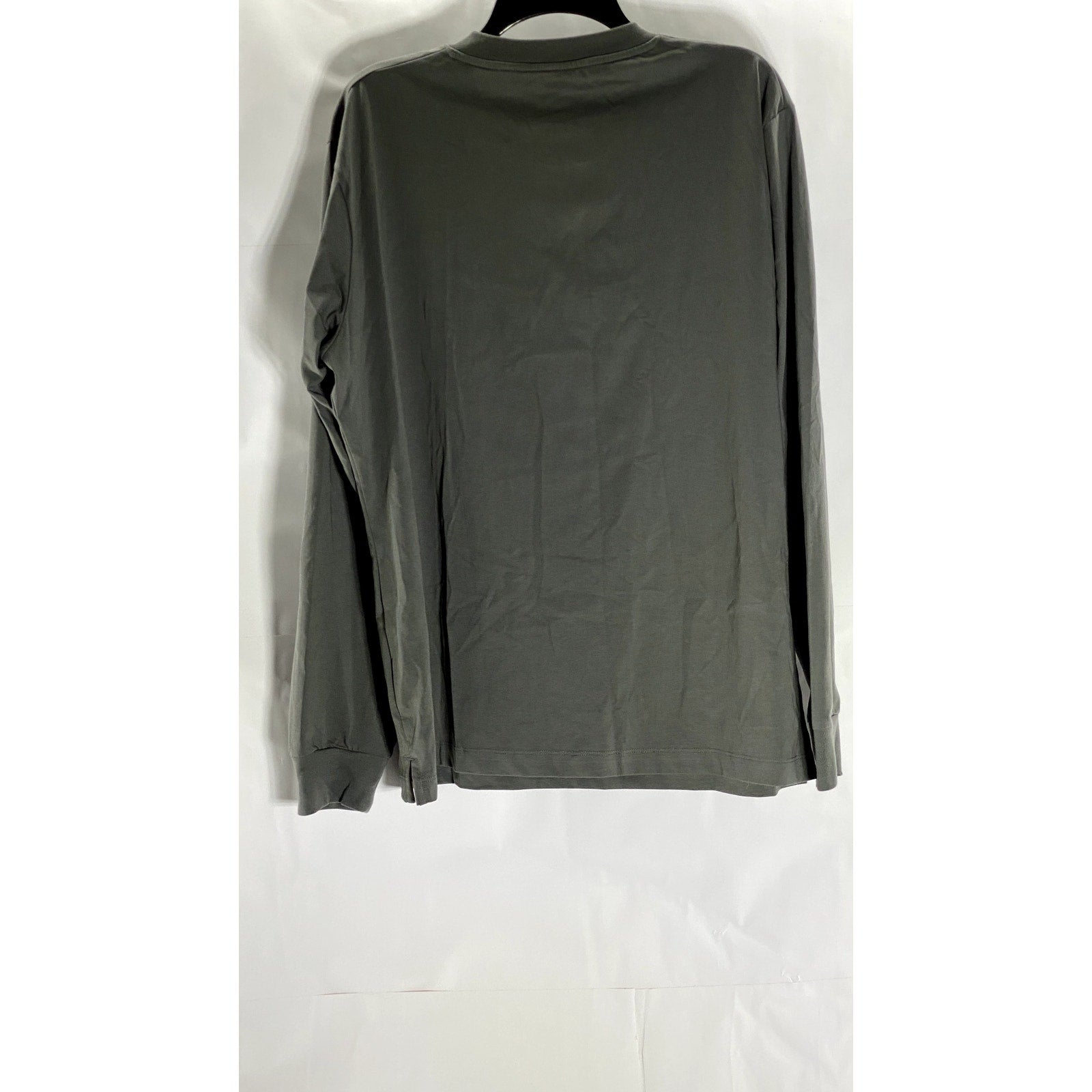 UNIQLO Men's Dark Gray Crewneck Airism Long Sleeve T-Shirt SZ L