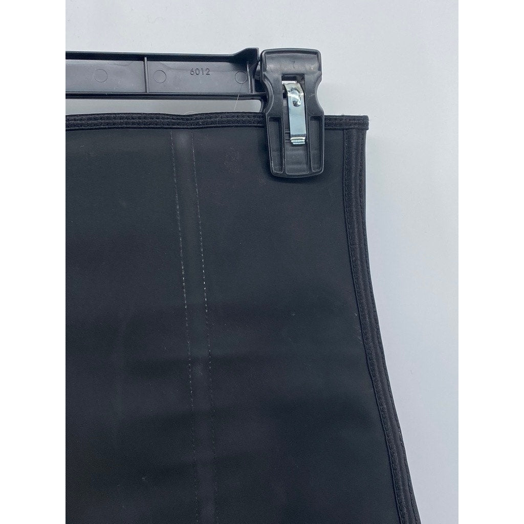 GAINKEE Men's Black Latex Hook & Loop Body Shapewear Waist Trainer SZ XS