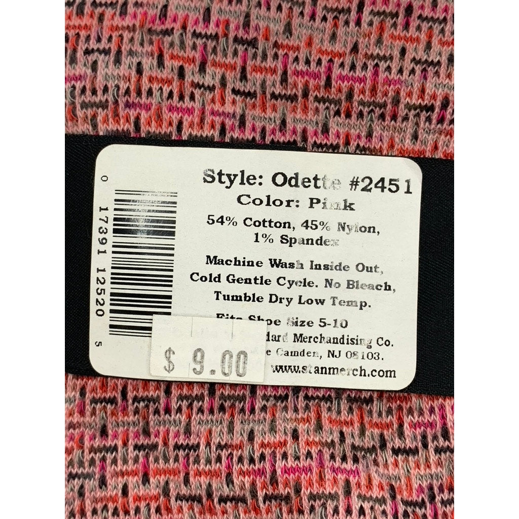 B.ELLA Women's Pink Knit Cotton-Blend Odette Knee Socks SZ OS