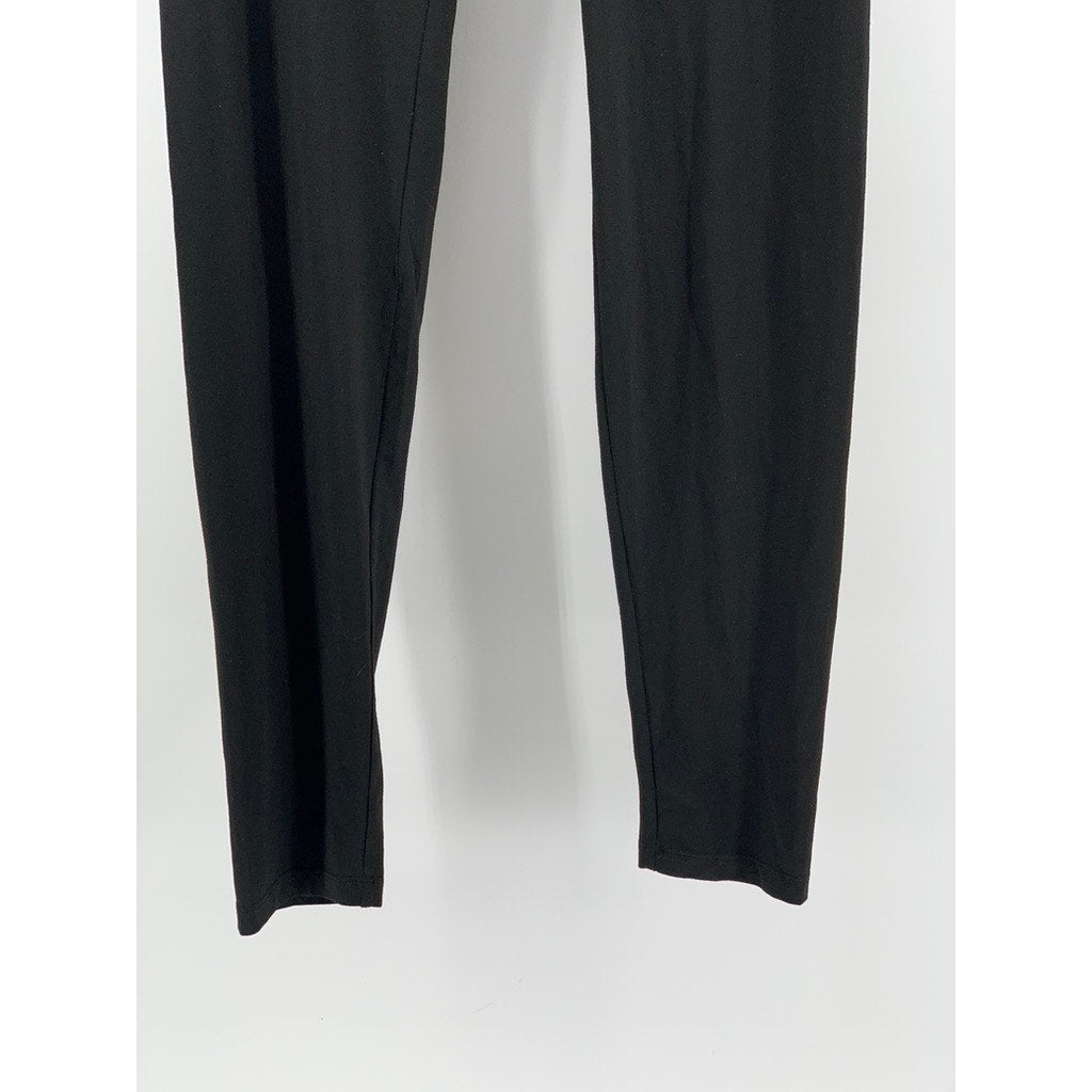 32 DEGREES HEAT Women's Black Solid Pocketless Leggings SZ XL