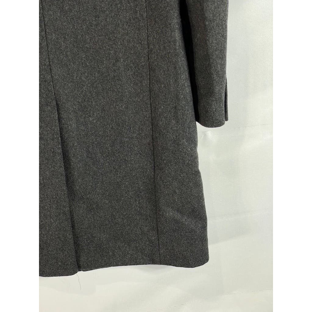 THE KOOPLES Men's Charcoal Classic Feltro Three-Button Coat SZ 44(US XS)