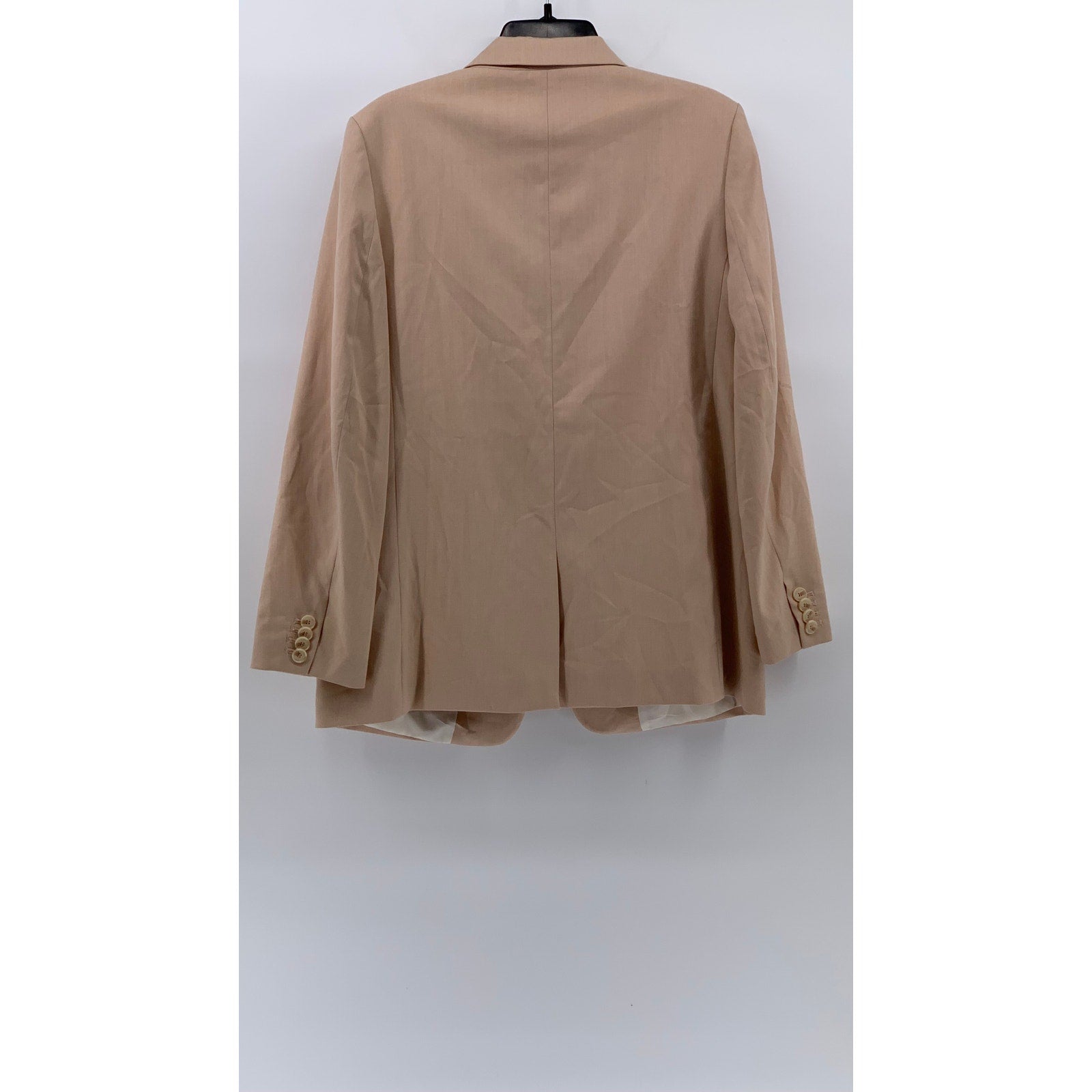 H&M Women's Light Pink One-Button Long Sleeve Notch Collar Blazer SZ M
