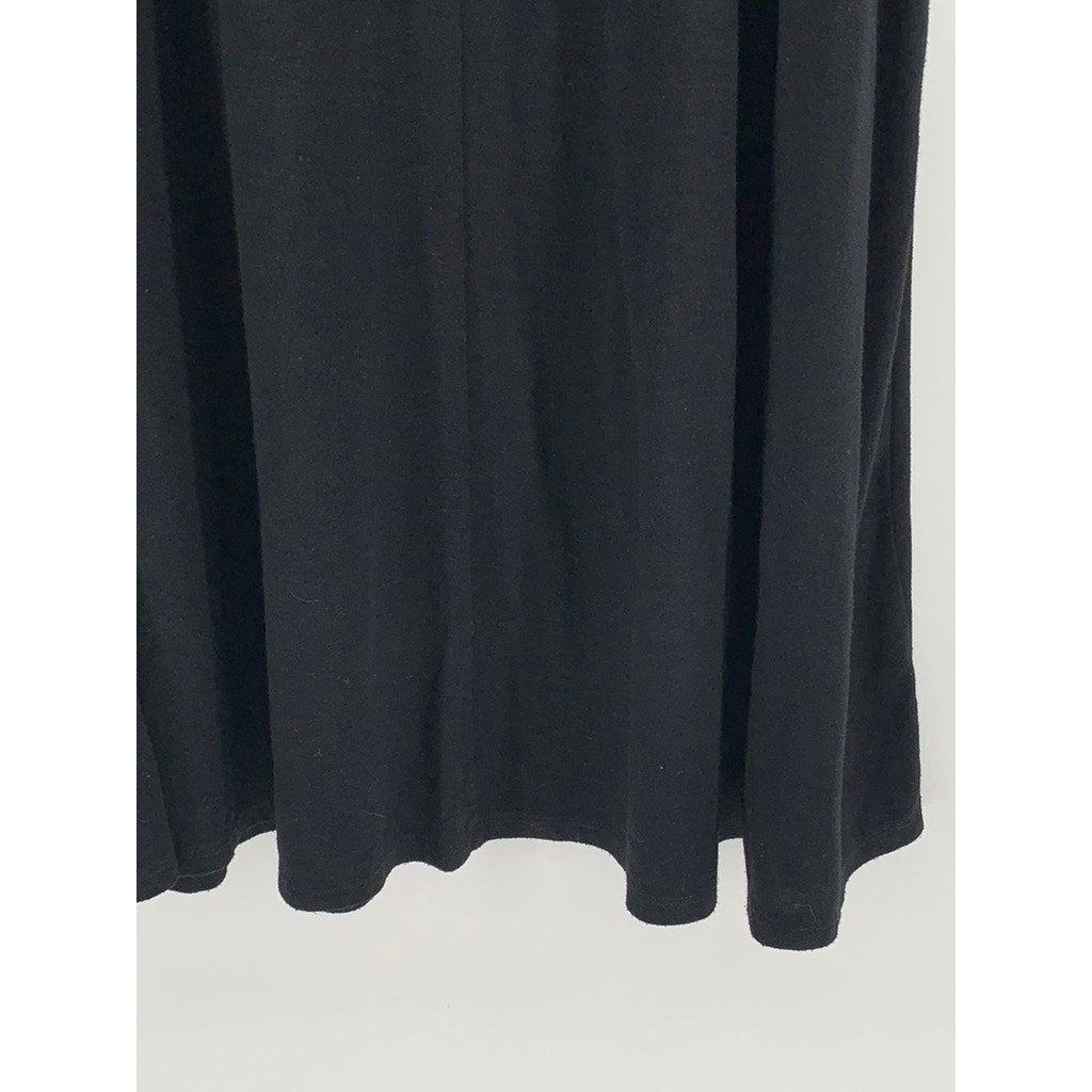MOSSIMO SUPPLY CO Women’s Black Solid Maxi Skirt SZ L