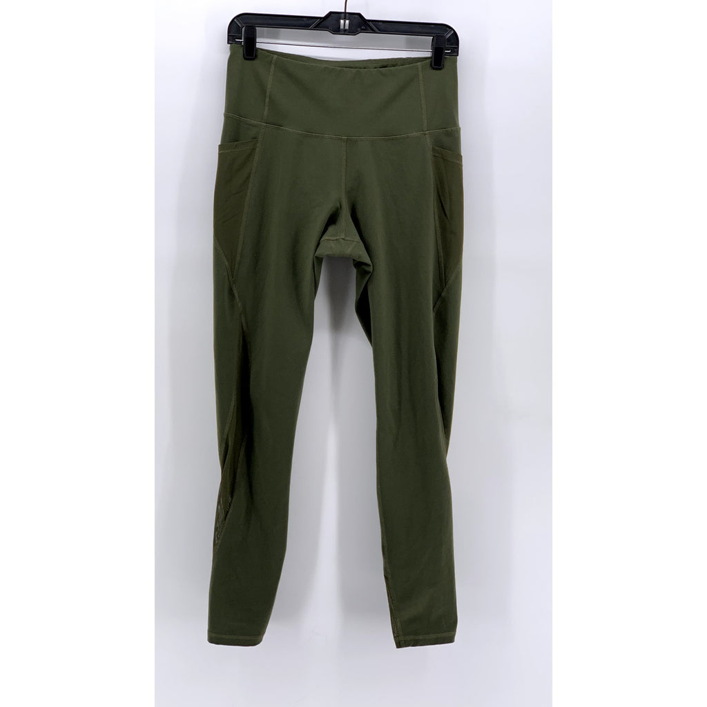 OLD NAVY ACTIVE Women's Go Dry Olive Sports Exercise Elevate Legging SZ M