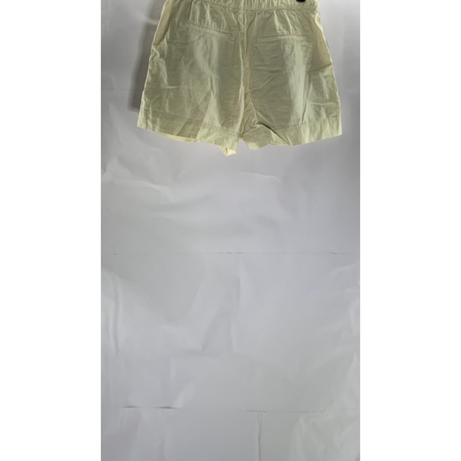UNIQLO Women's Beige Cotton-Linen Drawstring Casual Shorts SZ S