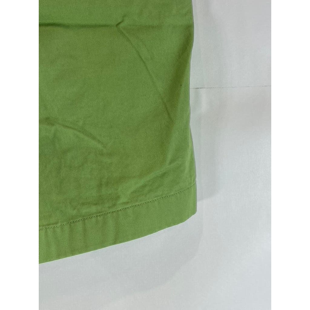 J.CREW Men's Green Four-Pocket Stretch 9" Chino Shorts SZ 33