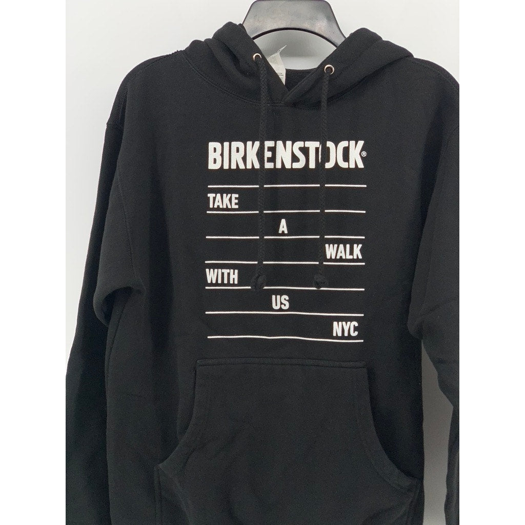 INDEPENDENT TRADING COMPANY Men's Black-White Birkenstock Logo Hoodie SZ S
