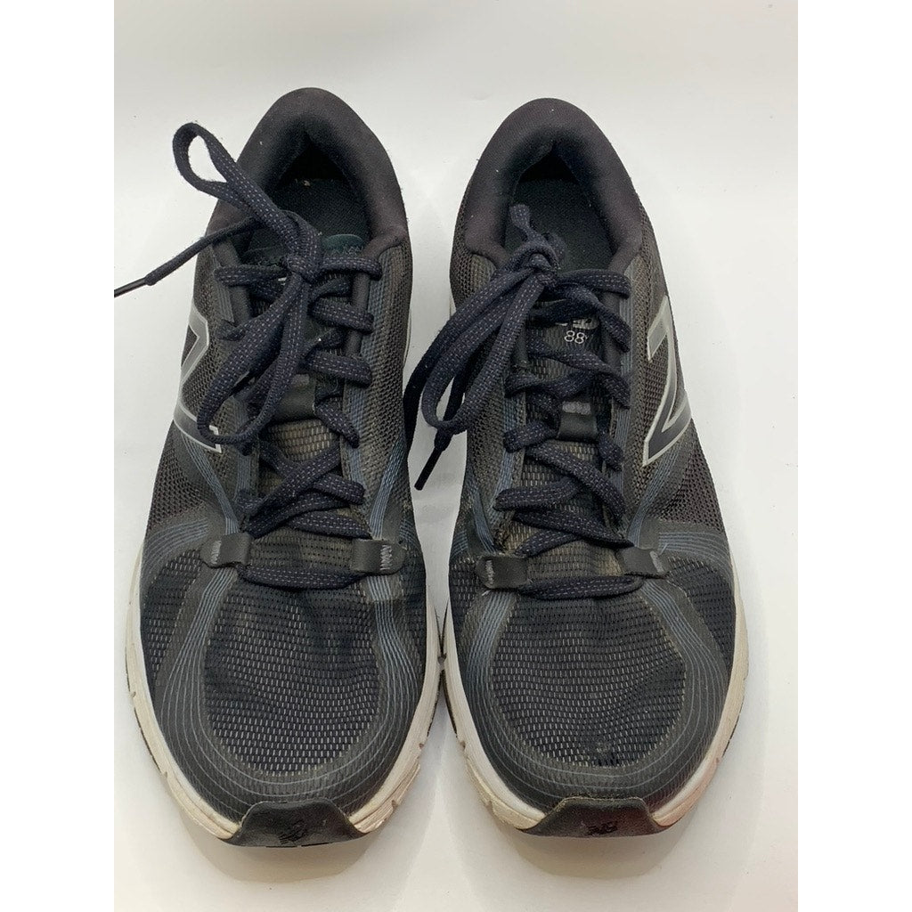NEW BALANCE Men's Black-White CushDUO Mesh Sneakers SZ 8
