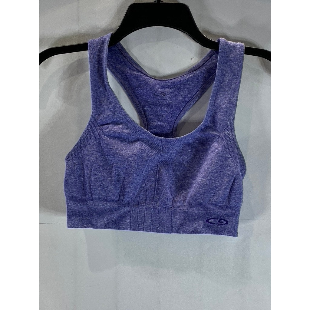 C9 BY CHAMPION Women's Dark Purple Racerback Seamless Medium Support Bra SZ S