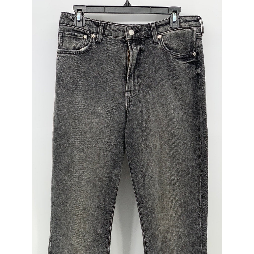 &DENIM Women's Black Denim Ultra High Rise Regular-Fit Mom Jeans SZ 10