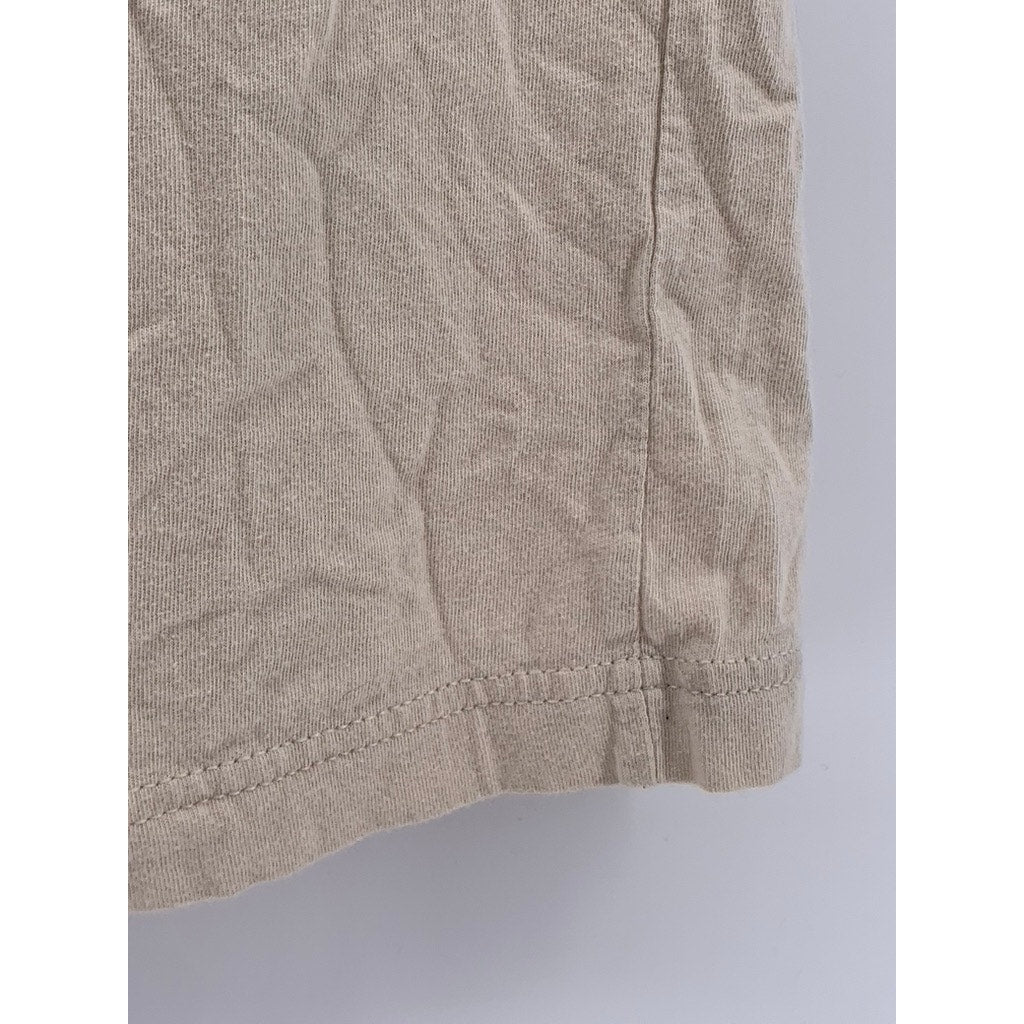 BELLA + CANVAS Women's Beige Crewneck Graphic T-Shirt SZ S