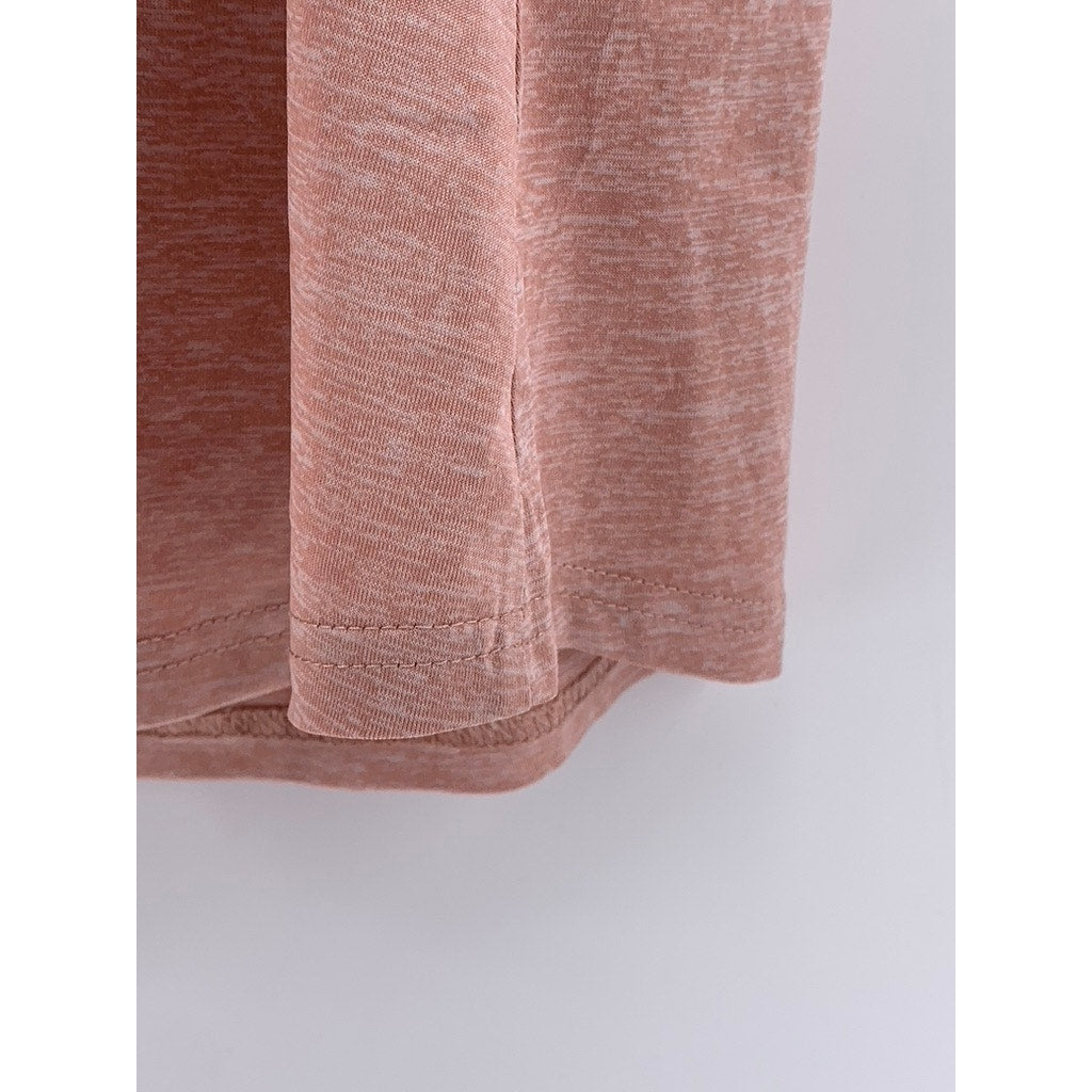 ICTIVE Women's Pink Heathered Mesh Active Tank Top SZ M
