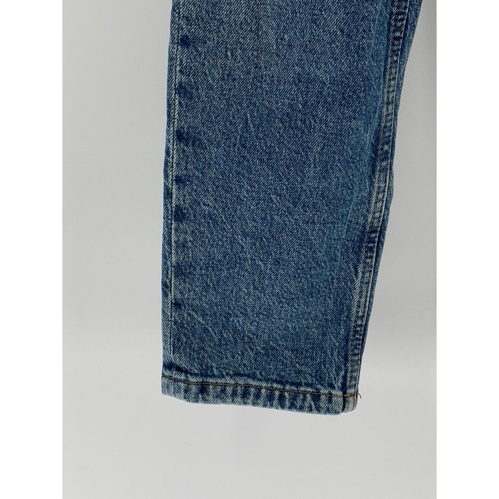 ZARA Women's Medium Blue High-Rise Skinny Leg Regular-Fit Five-Pocket Jeans SZ 2