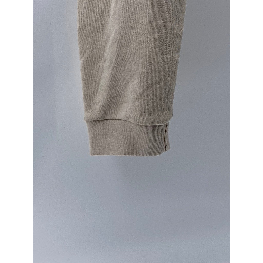 BOOHOO Women's Stone Crewneck Long Sleeve Cropped Hoodie SZ 10
