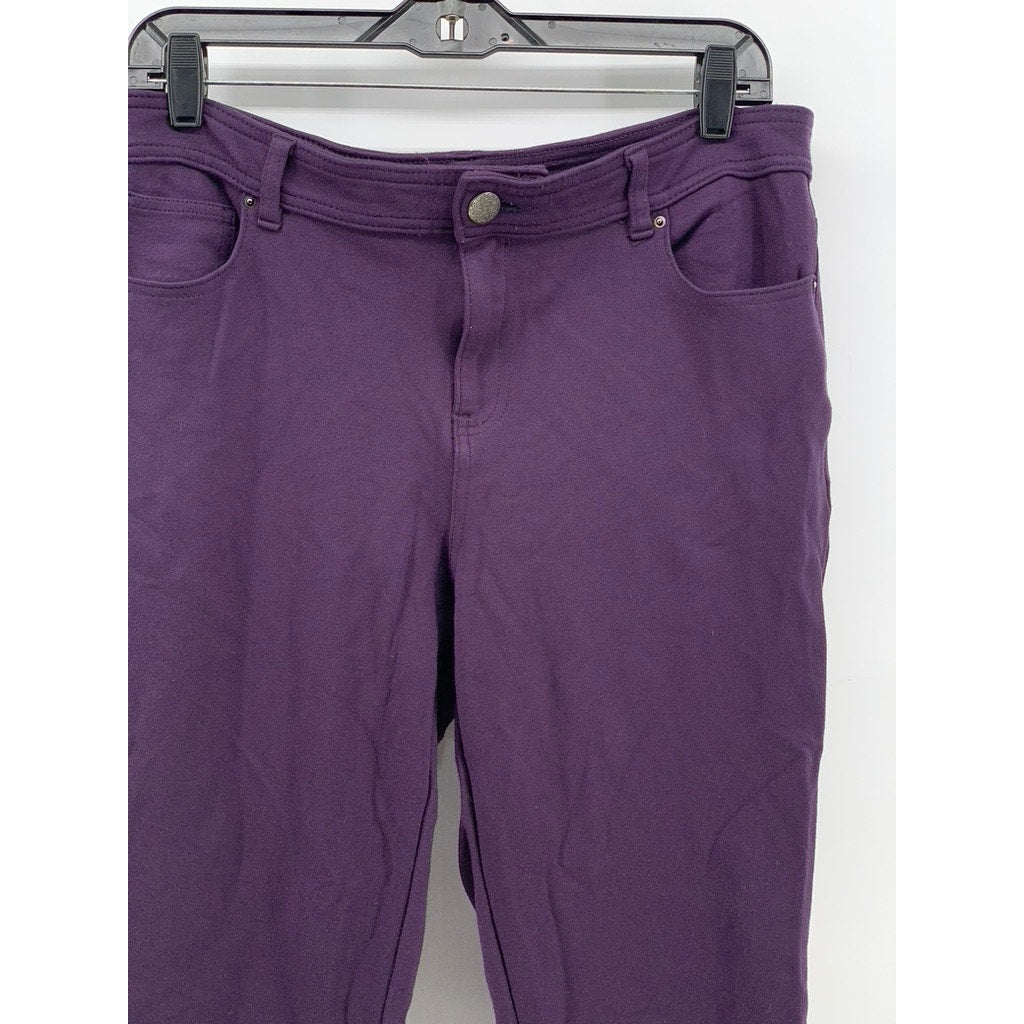 STYLE & CO Women's Purple Skinny-Leg Pants SZ 12