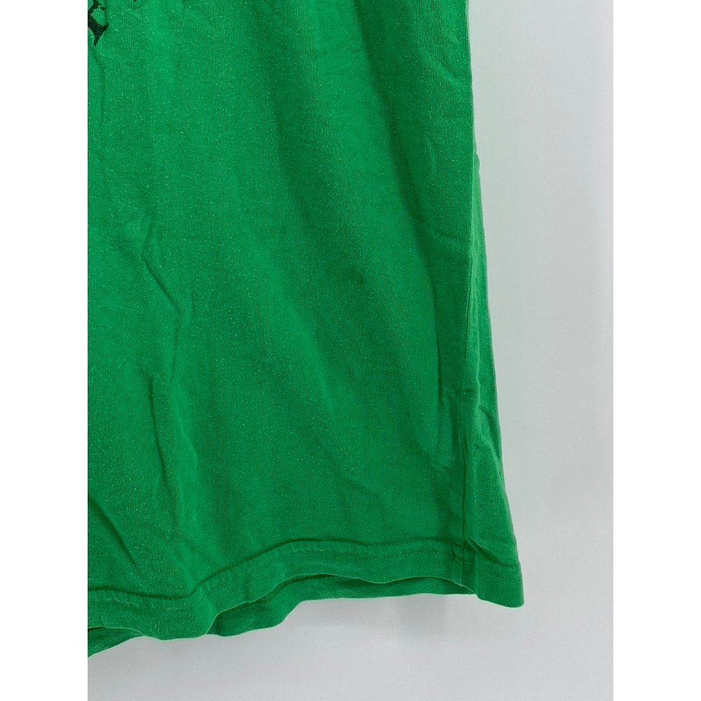 UNBRANDED Men's Green Sponge Diver Supply Graphic Short Sleeve T-Shirt SZ L