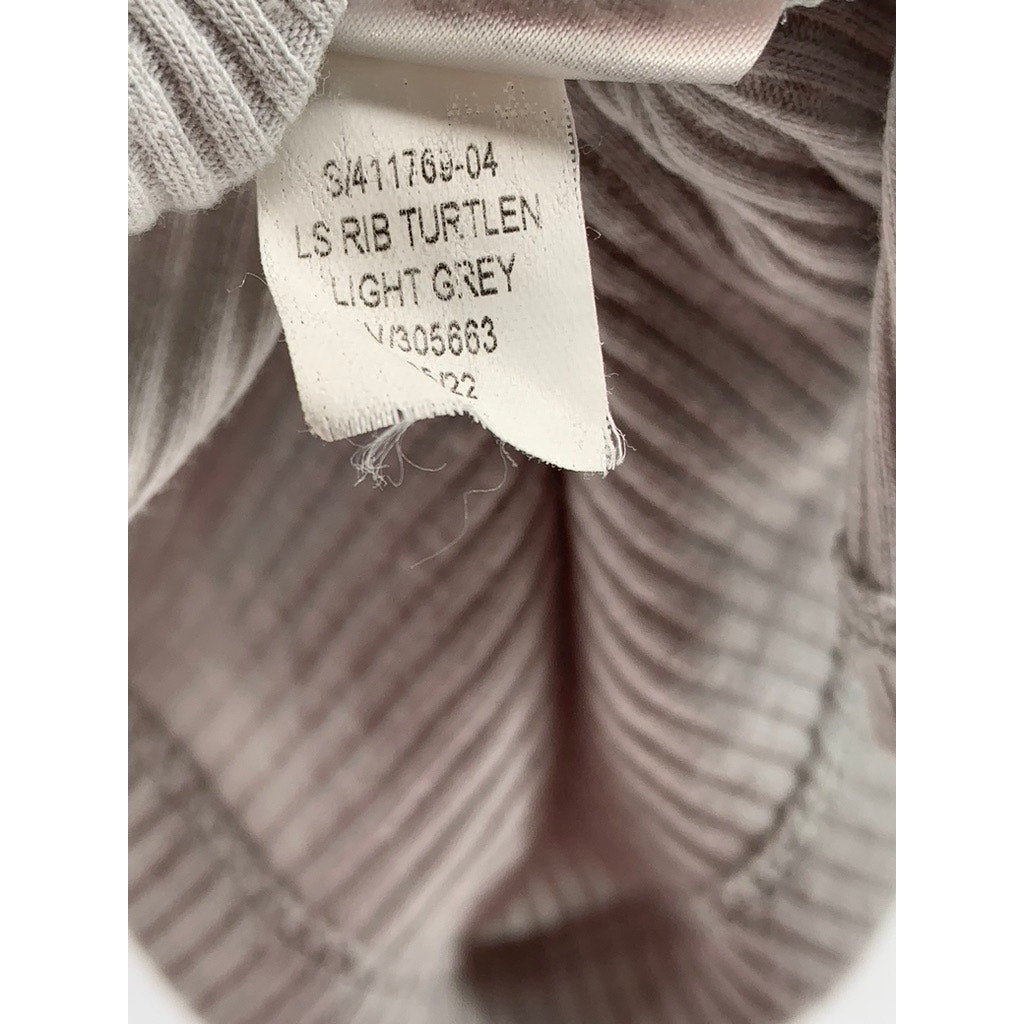 OLD NAVY Women's Gray Ribbed Long-Sleeve Turtleneck Top SZ L