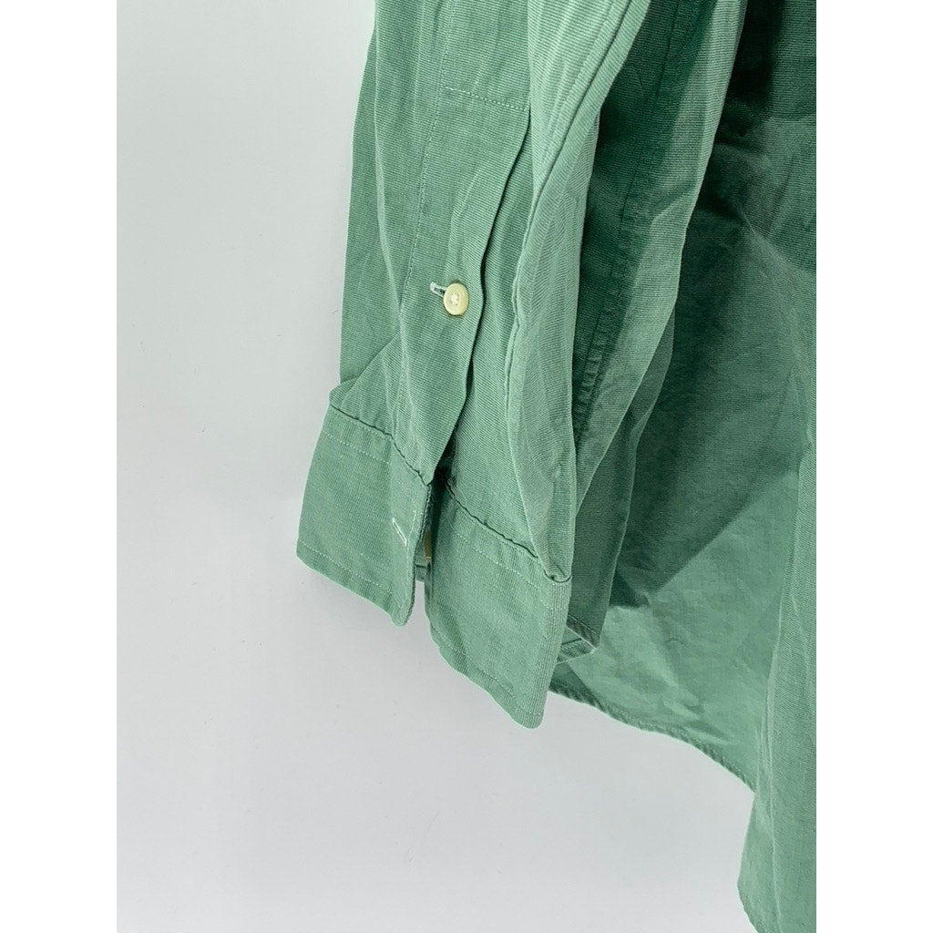 RALPH LAUREN Men's Big Green Classic-Fit Button-Up Long Sleeve Shirt SZ 3XB