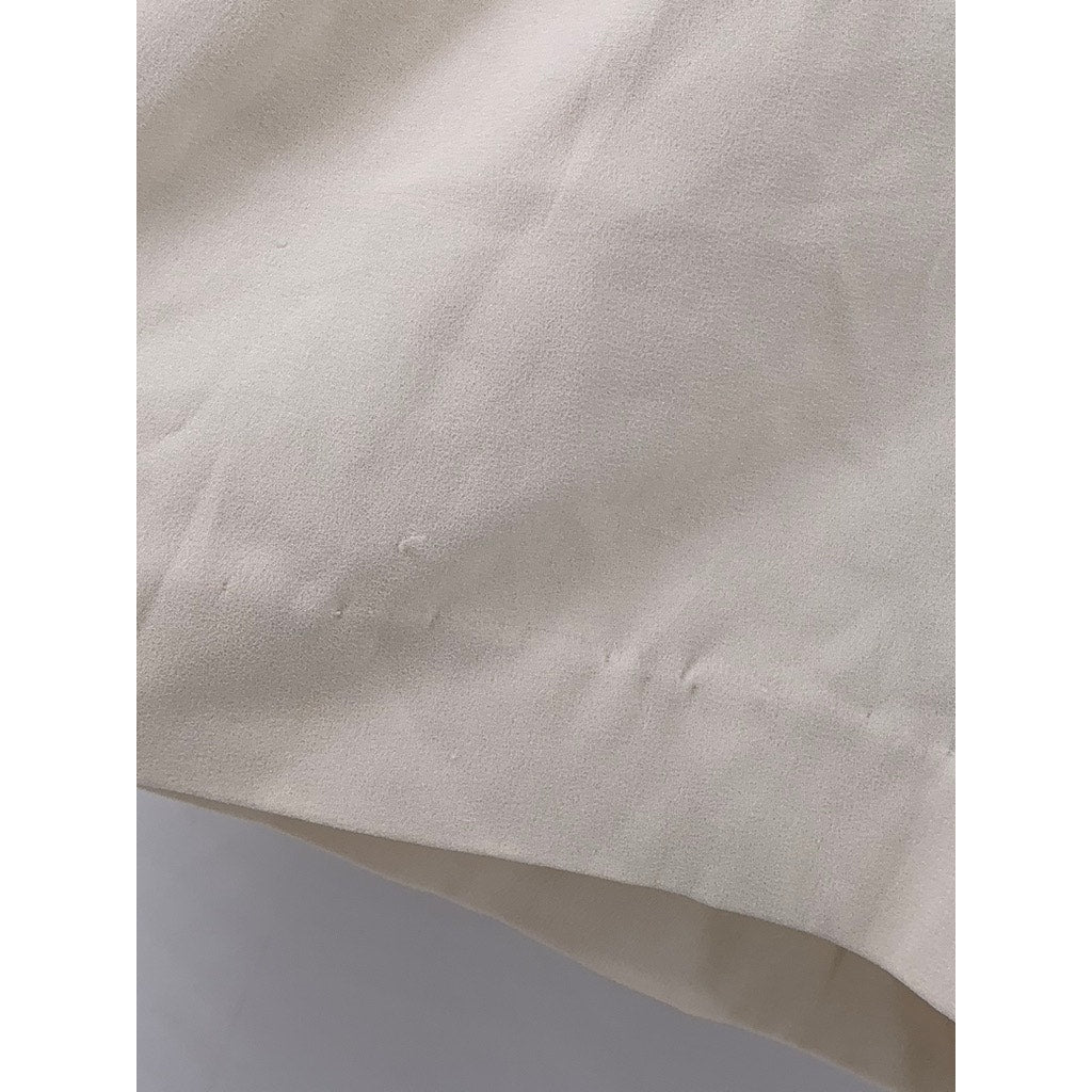 BABATON Women's Off-White High-Rise Relaxed Fit Pleated Shorts SZ 4