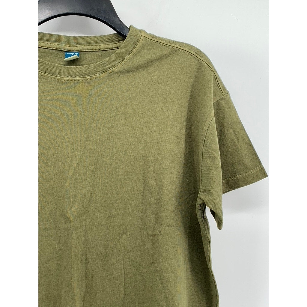 OLD NAVY Women's Olive Green Crewneck Casual Short Sleeve Top SZ S
