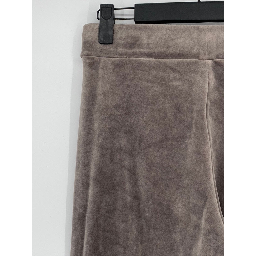 UNIQLO Women's Light Brown Extra Smooth Stretch Relaxed Fit Wide-Leg Pant SZ S