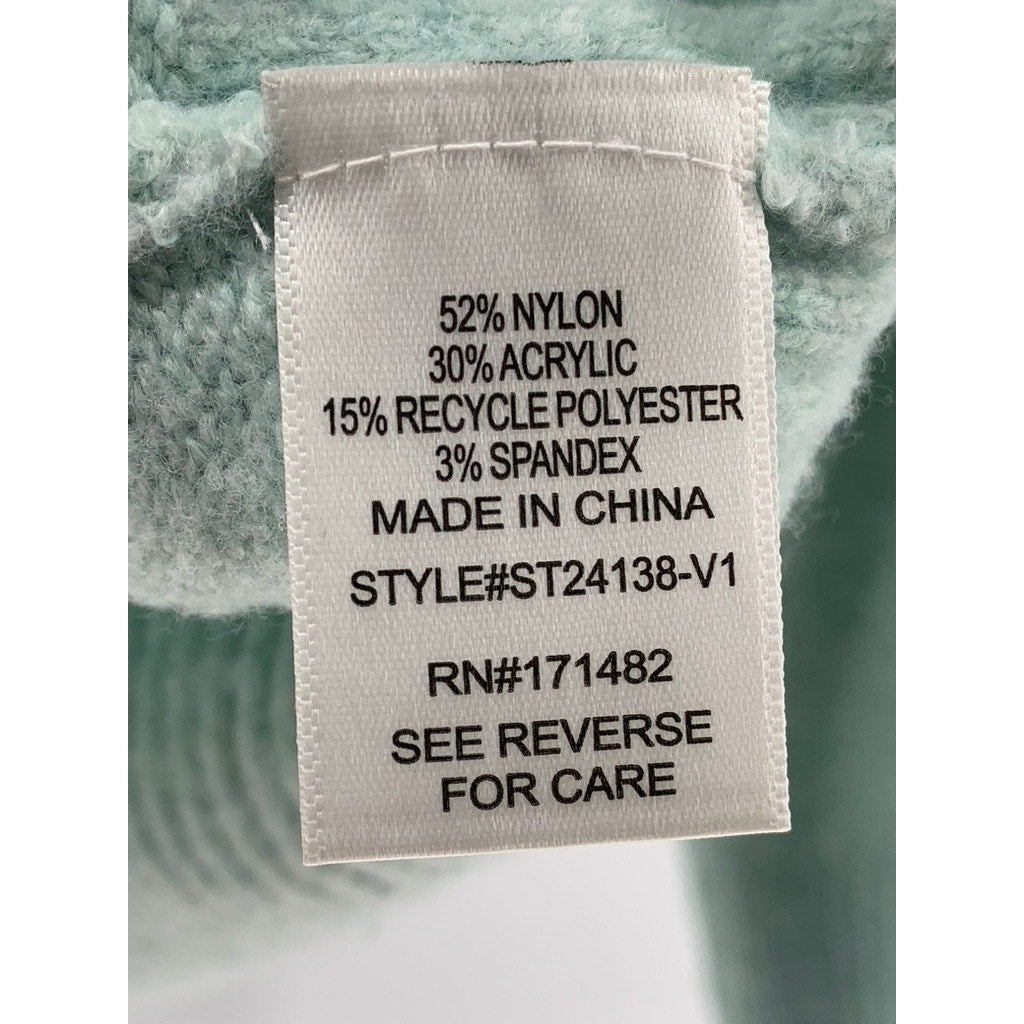 LUNA & SOL Women's Light Blue Crewneck Knit Sweater SZ S