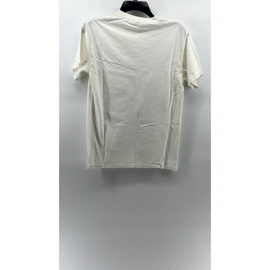PORT & COMPANY Women's We Out Travel Group Graffiti Crewneck Casual T-Shirt SZ S