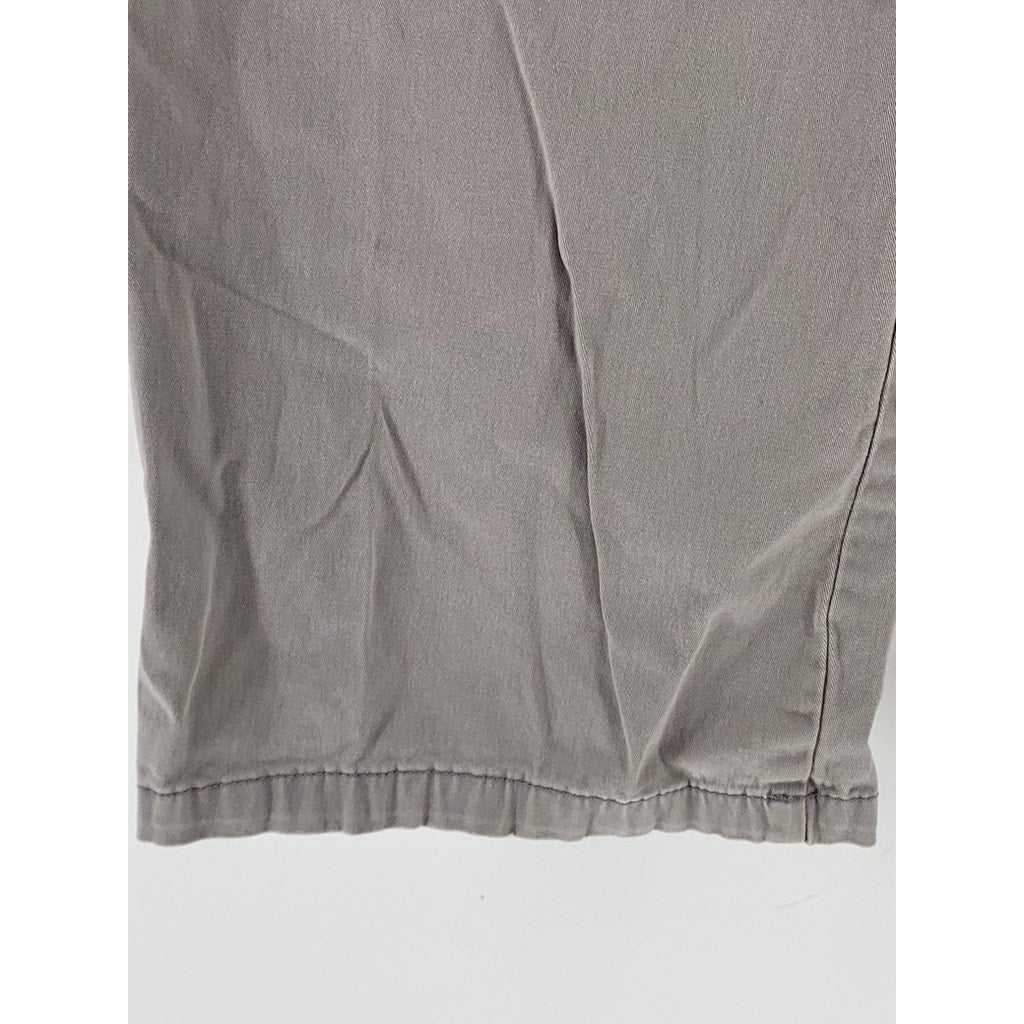 CROFT & BARROW Women's Gray Classic-Fit Straight-Leg Pants SZ 10