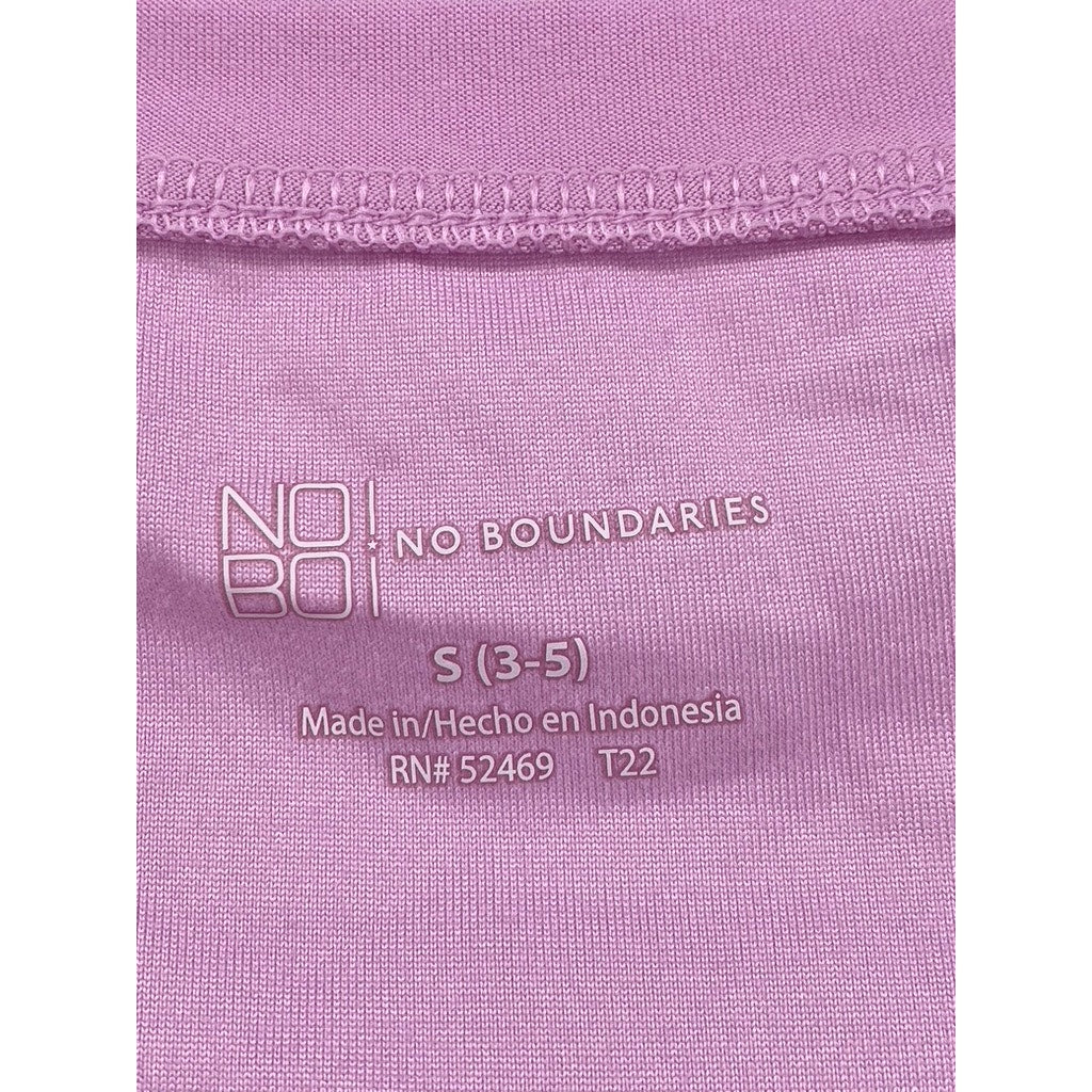 NO BOUNDARIES Pink Women's V Neck SIZE S (3-5)