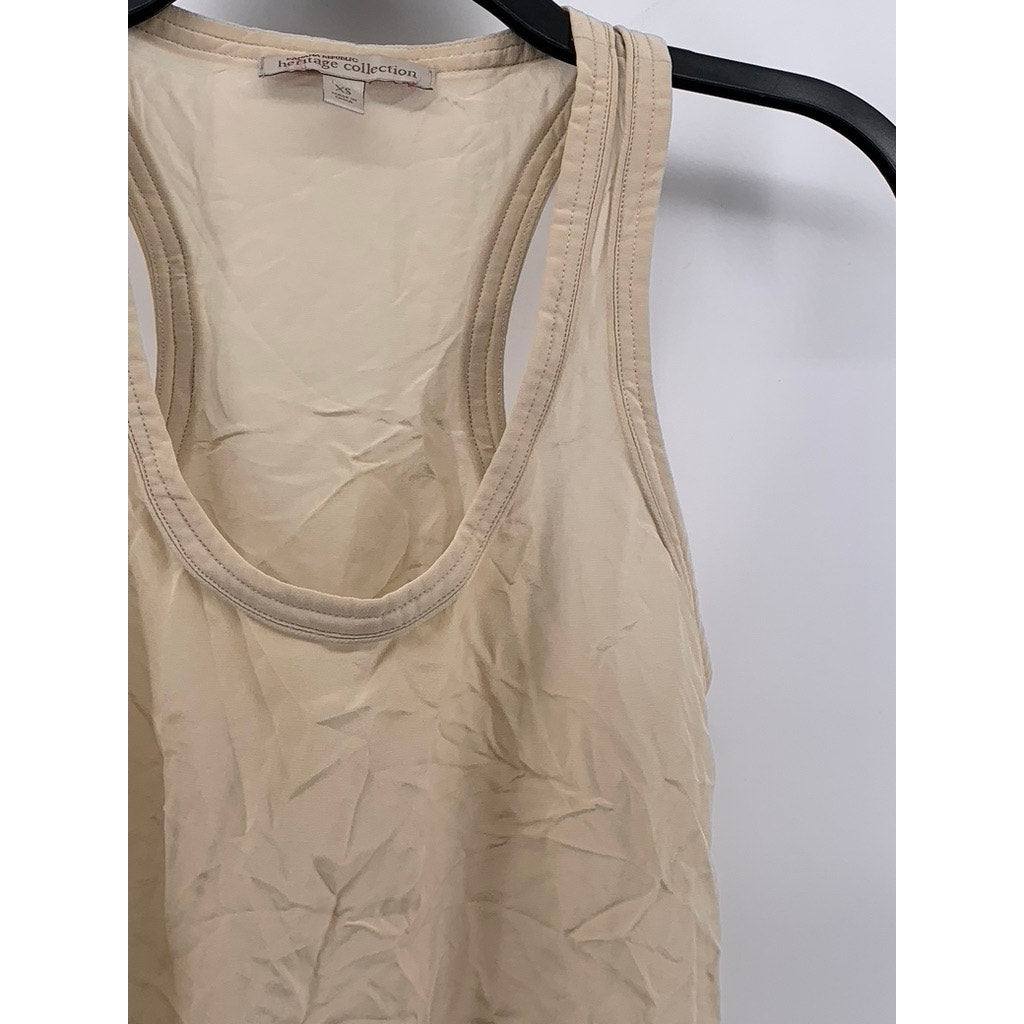 BANANA REPUBLIC Heritage Collection Women’s Beige Lightweight Tank Top SZ XS