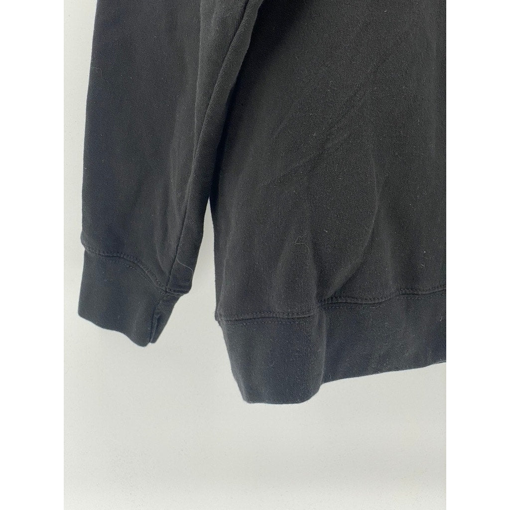 TALHA USA Men's Black-Red New York Logo Pullover Hoodie SZ L