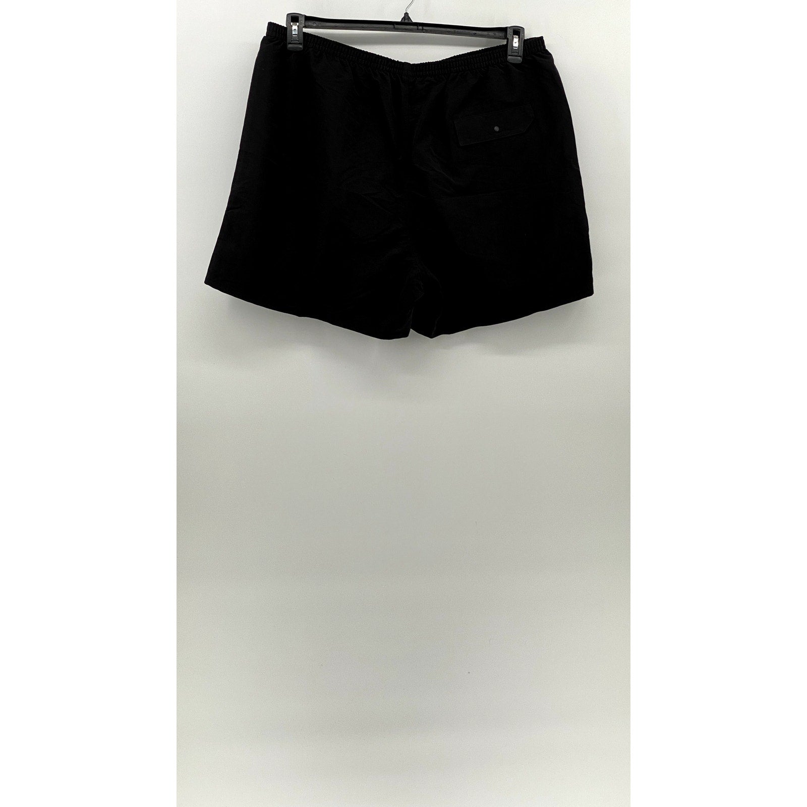 PATAGONIA Men's Black Solid Elastic Waist 5" Pull-On Mesh Baggies Shorts SZ 2XL