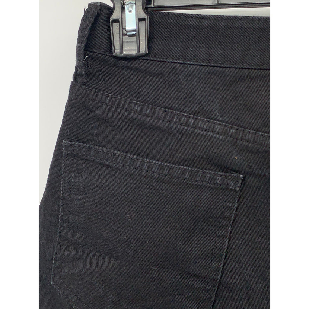 PREMIUM DENIM STEADY Women's Black High-Rise Casual Denim Shorts SZ 26