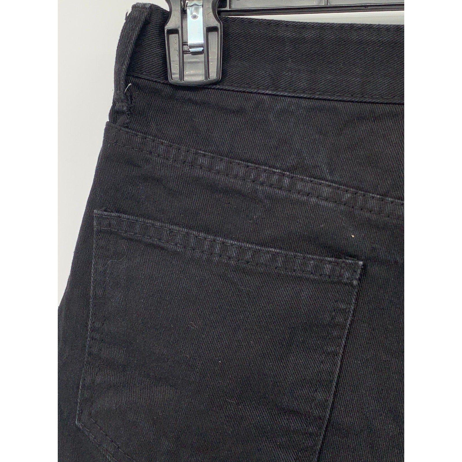 PREMIUM DENIM STEADY Women's Black High-Rise Casual Denim Shorts SZ 26