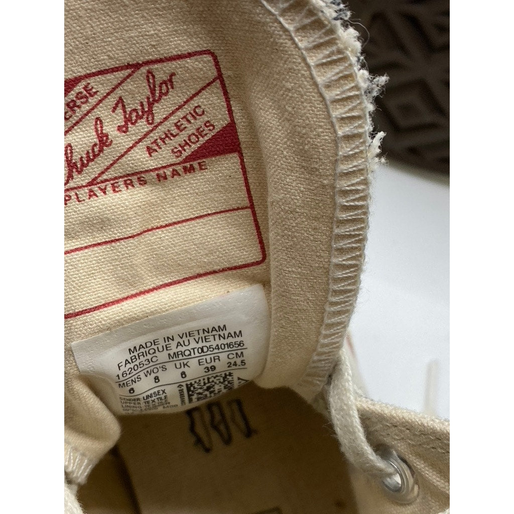 CONVERSE Unisex Adult Beige Chuck 70 Canvas All-Star Hi-Top Sneakers SZ M6/W8