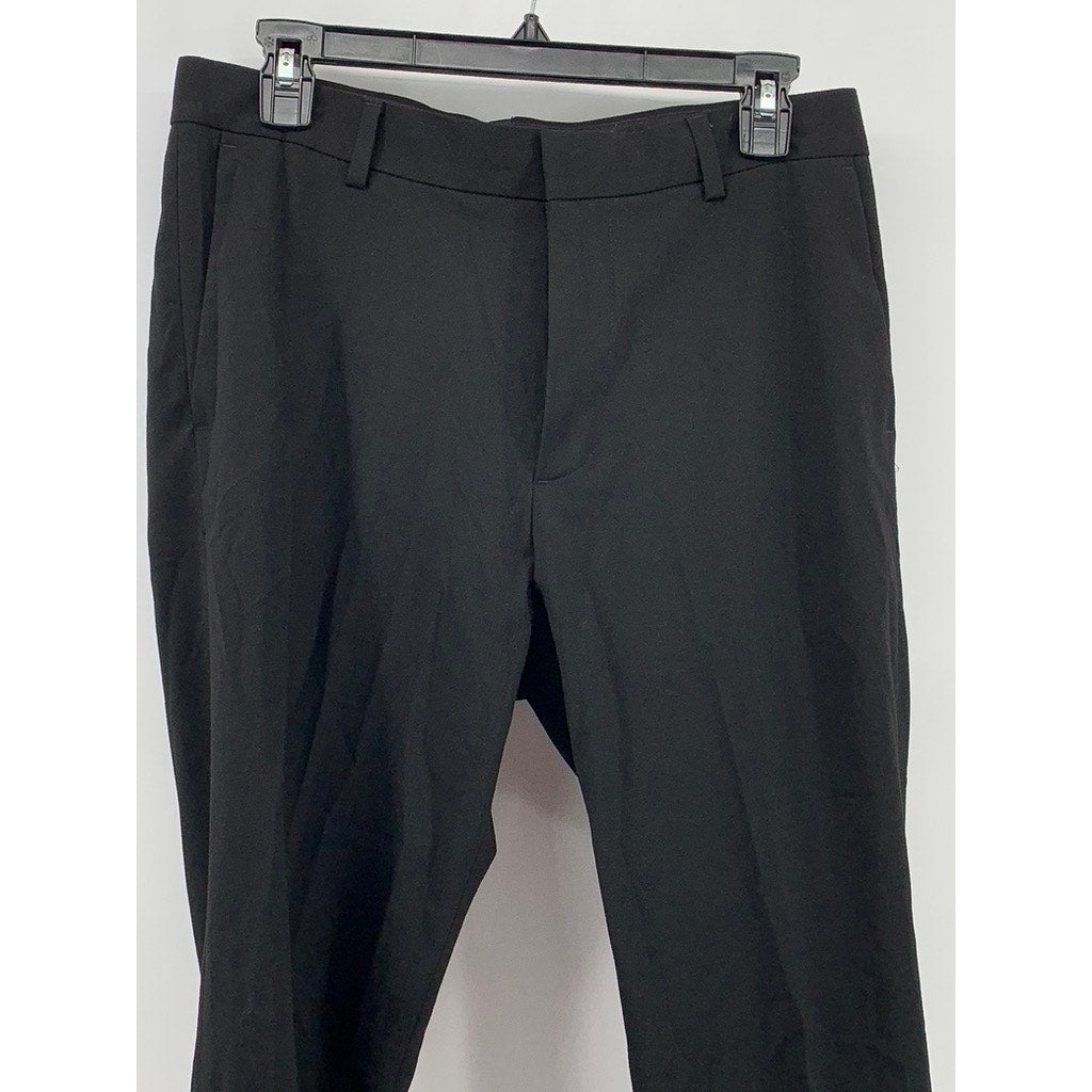 H&M Men's Black Solid Slim-Fit Pants SZ 29