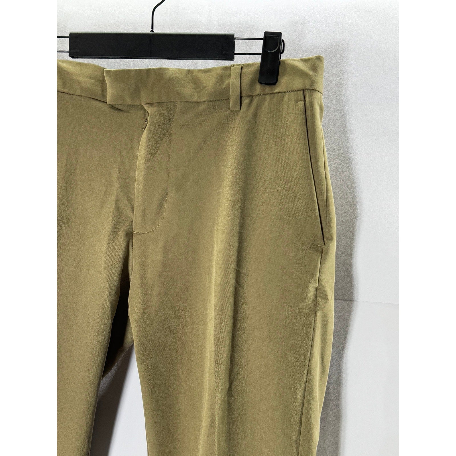 VAN HEUSEN Men's Tan Flex Slim-Fit Flat Front Dress Pants SZ 29X32
