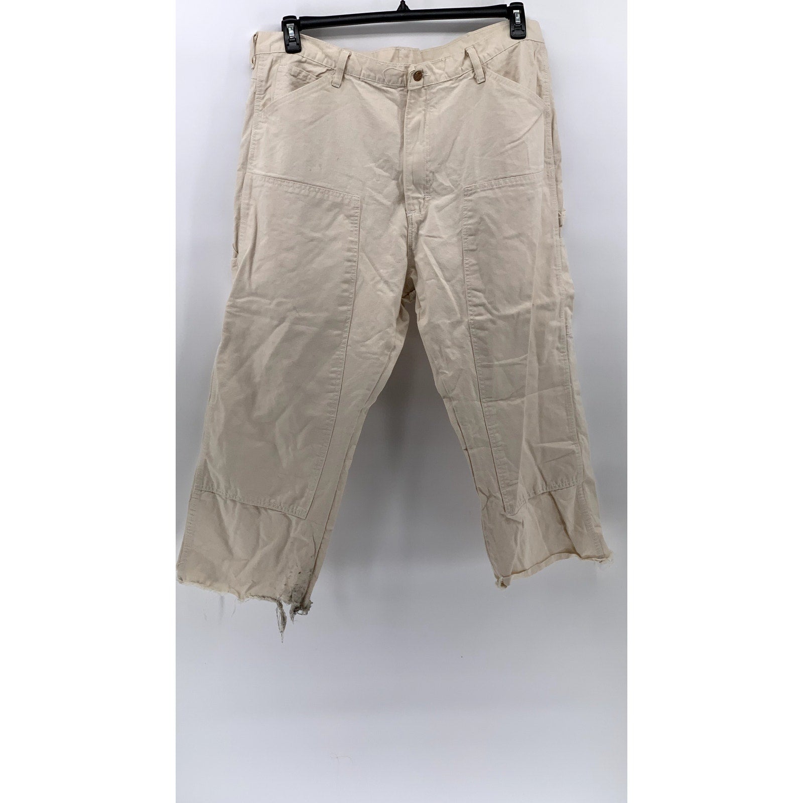 ROUND HOUSE Men's Off-White Carpenter Painter Pants SZ 42