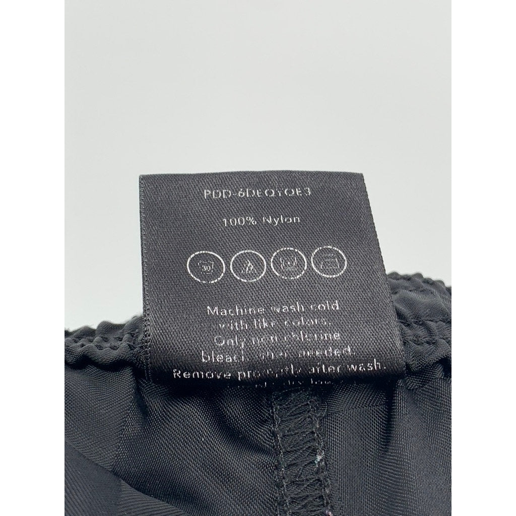 UMBRO Women's Black Checkered Board Pull-On Shorts SZ L