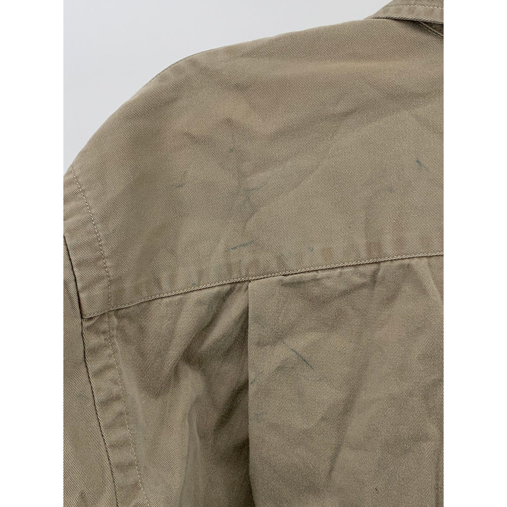 POLO By RALPH LAUREN Men's Tan Vintage Ranger Button-Up Long Sleeve Shirt SZ L