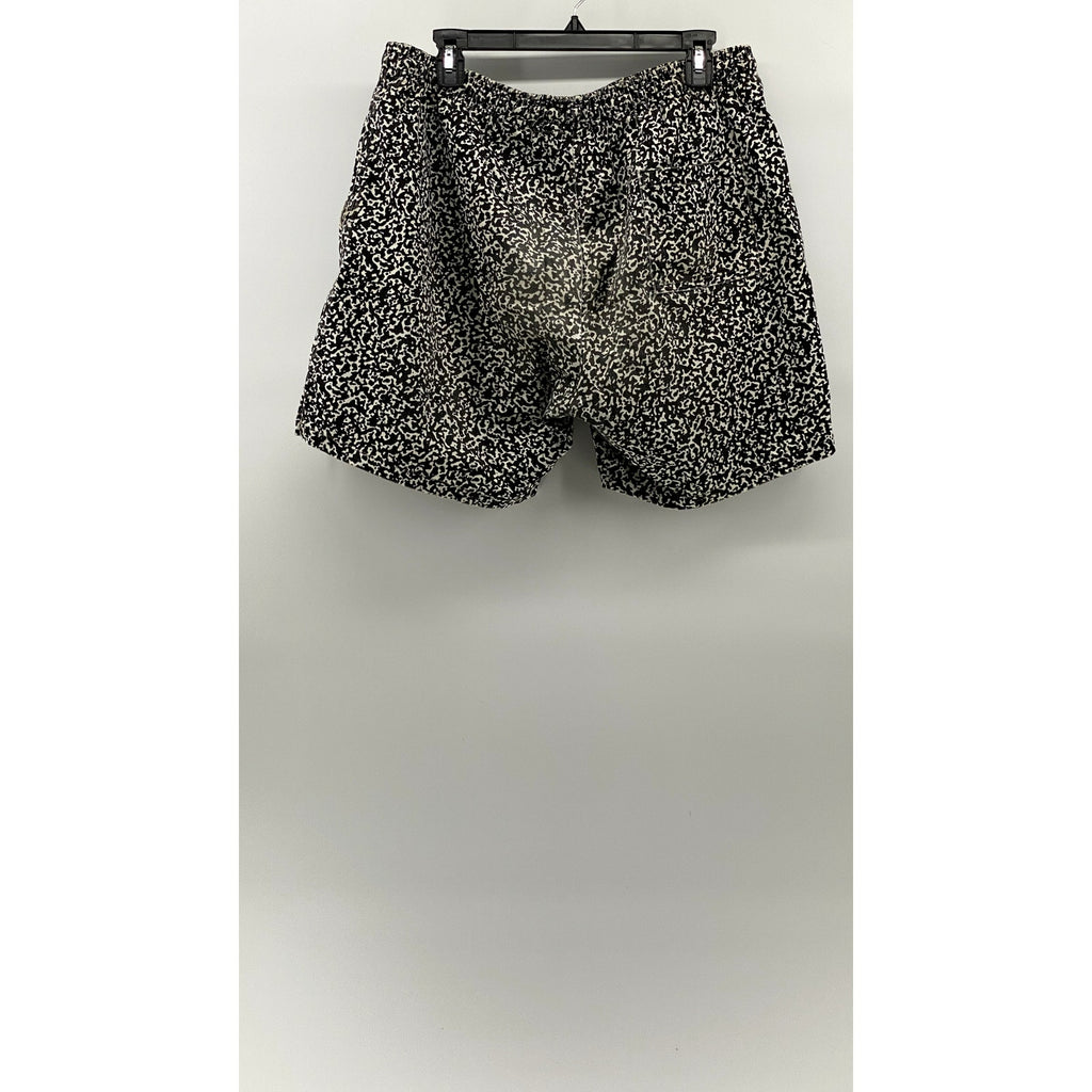 NATHALIE DU PASQUIER For American Apparel Women's Black-White Printed Short SZ S