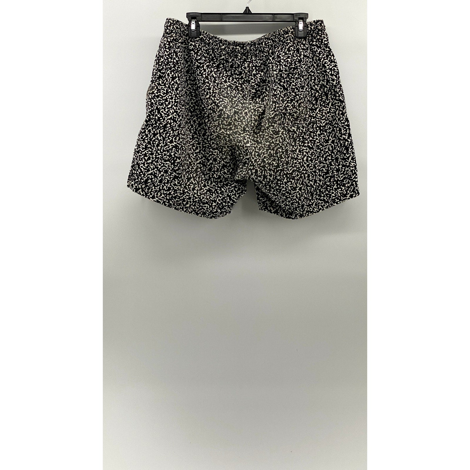 NATHALIE DU PASQUIER For American Apparel Women's Black-White Printed Short SZ S