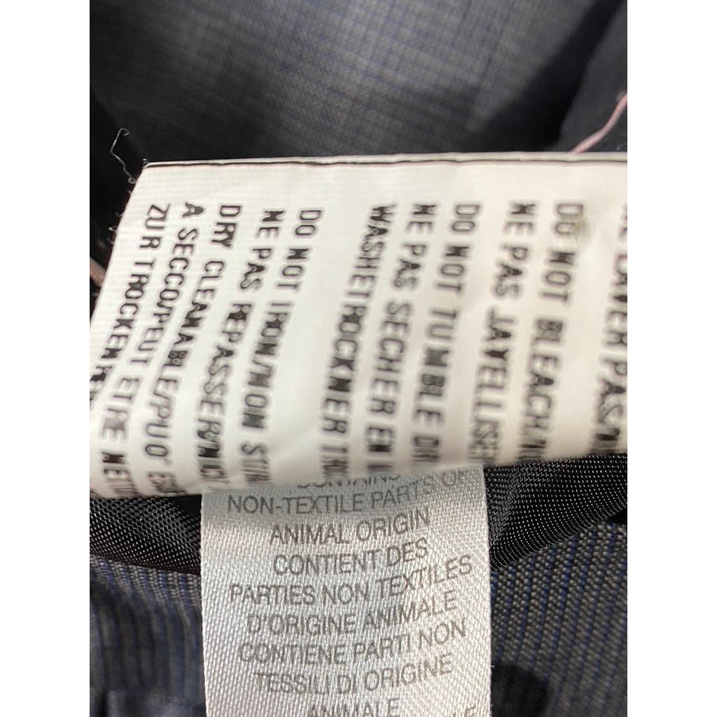 PAUL SMITH Men's Blue Wool Flat Front Dress Pants SZ 32X30