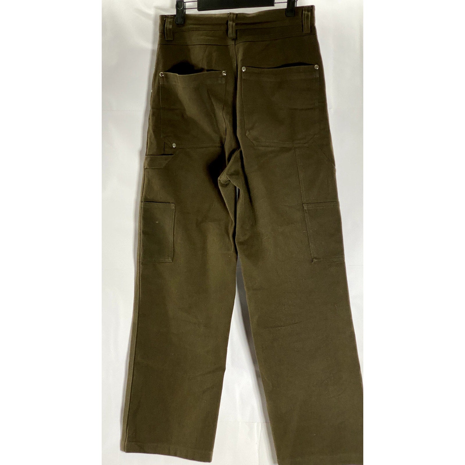 ABOYISAGUN Men's Brown Five-Pocket Straight-Leg Denim Jeans SZ 30