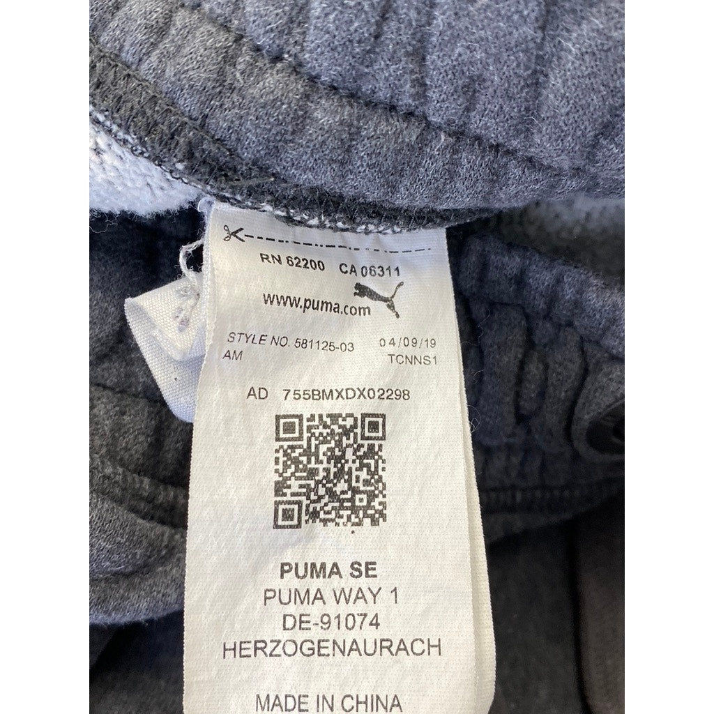 PUMA Men's Washed Black Casual Sweatpants SZ S