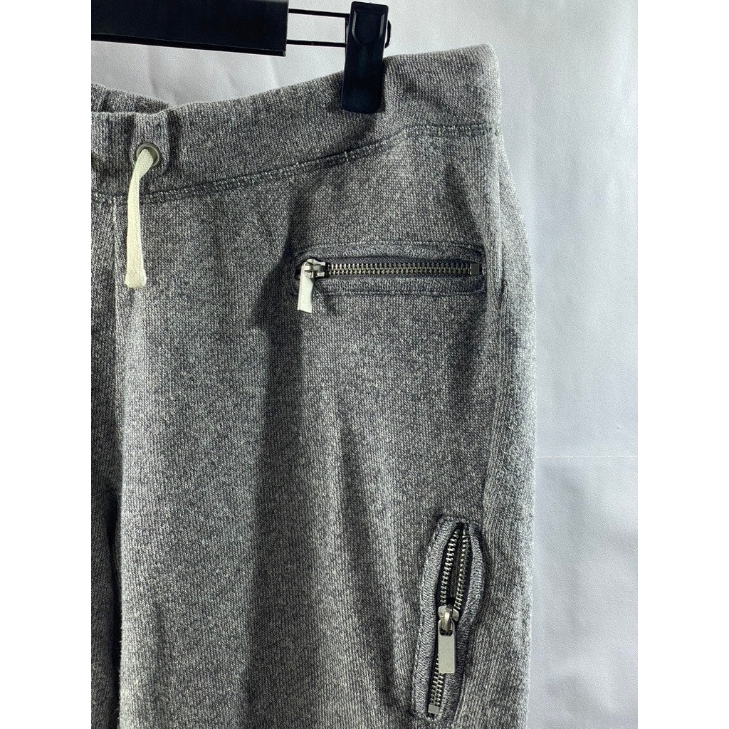 VICTORIA SECRET Women's Dark Gray Drawstring Waist Zipper Pocket Sweatpants SZ M
