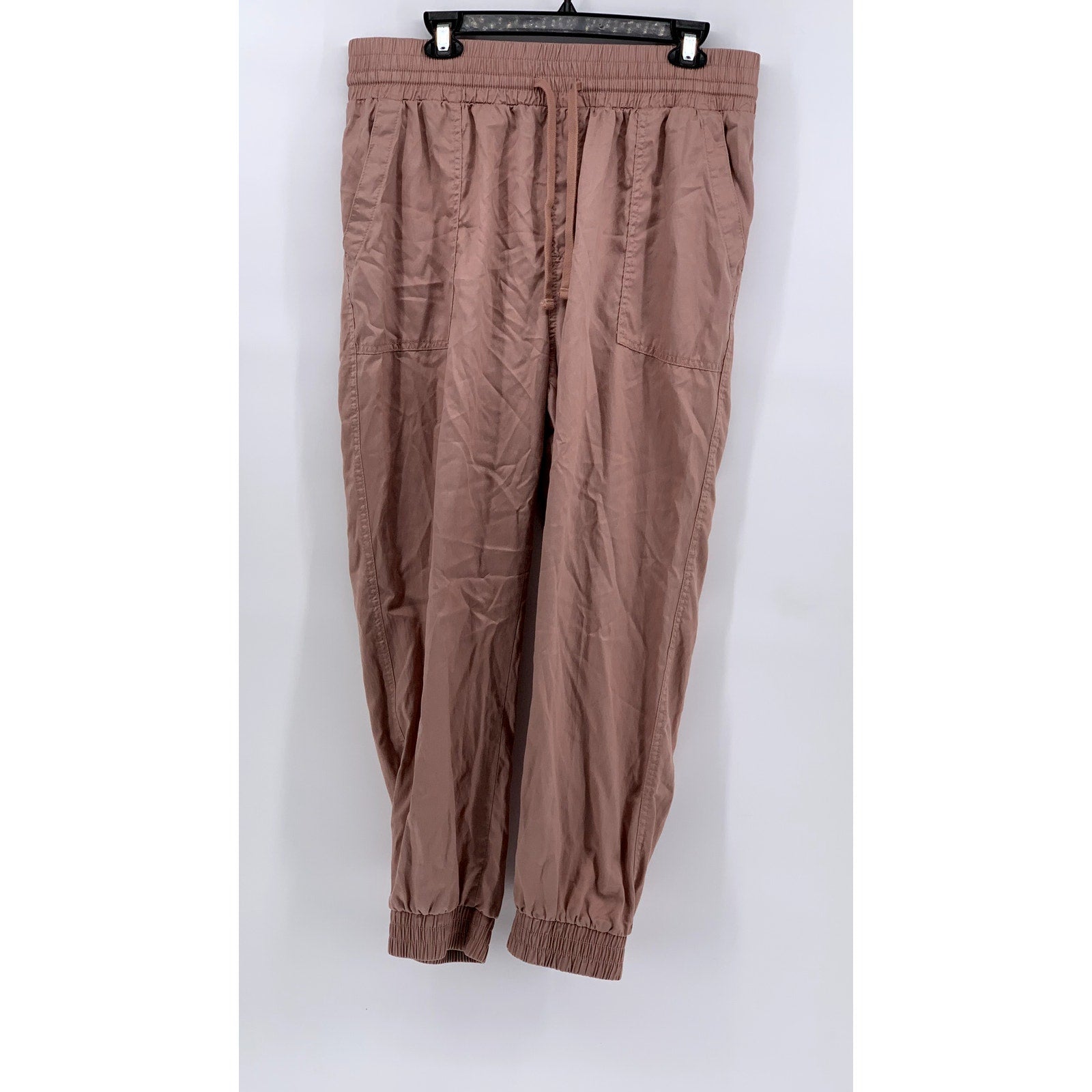 A NEW DAY Women's Dusty Pink Solid Jogger Pants SZ L