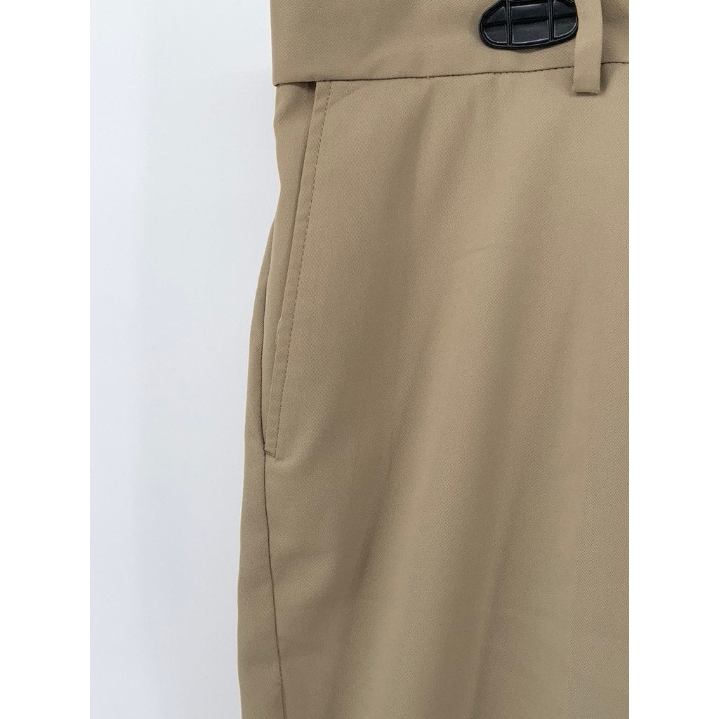 SAVANE Men's Tan Solid Regular Fit Chino Shorts SZ 38