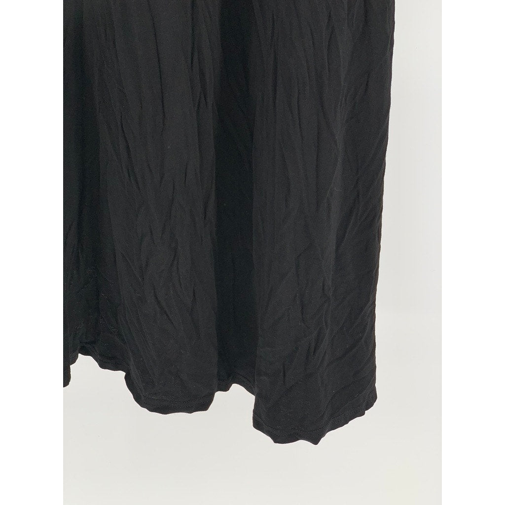 POGTMM Women's Black Solid Long Sleeve Open-Front Cardigan SZ M