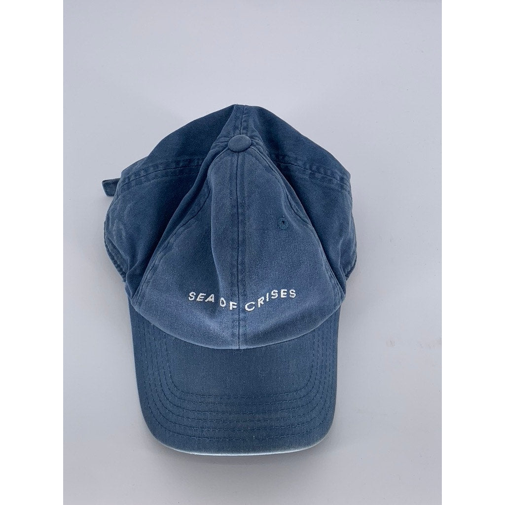 AMERICAN NEEDLE INC. Unisex Adult Blue Denim Sea Of Crises Adjustable Hat SZ OS